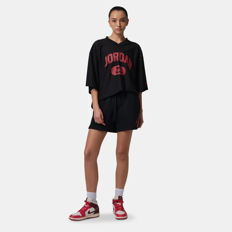 Jordan Black Women's Fleece Shorts for Women | Best Price UAE