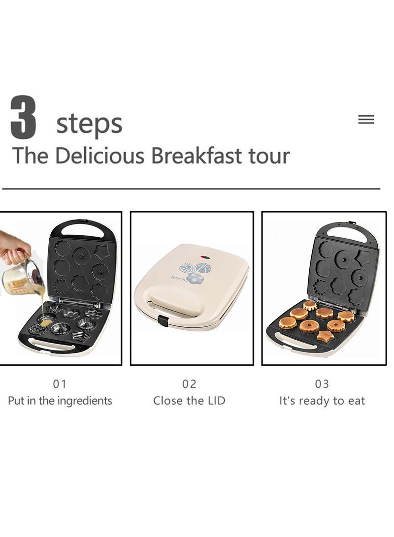 general 8 holes biscuit maker cake maker, home donut maker, multifunctional baking machine, easy to make biscuits, cakes, donuts, suitable for home use - Image 4