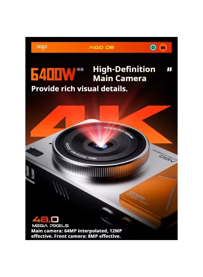 AIGO D6  64GB Digital Camera AF 4K HD Image 1200W Pixels 16X Digital Zoom CNC Camera Body CMOS 16 Atmospheric Filters For Photography - Image 5