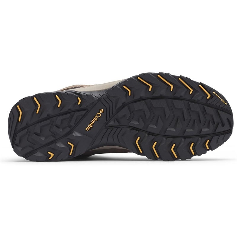 Columbia CRESTWOOD MID WATERPROOF mens Hiking Shoe for outdoor trails, waterproof suede and mesh upper, black color, lightweight cushioning and all-terrain traction - Image 5