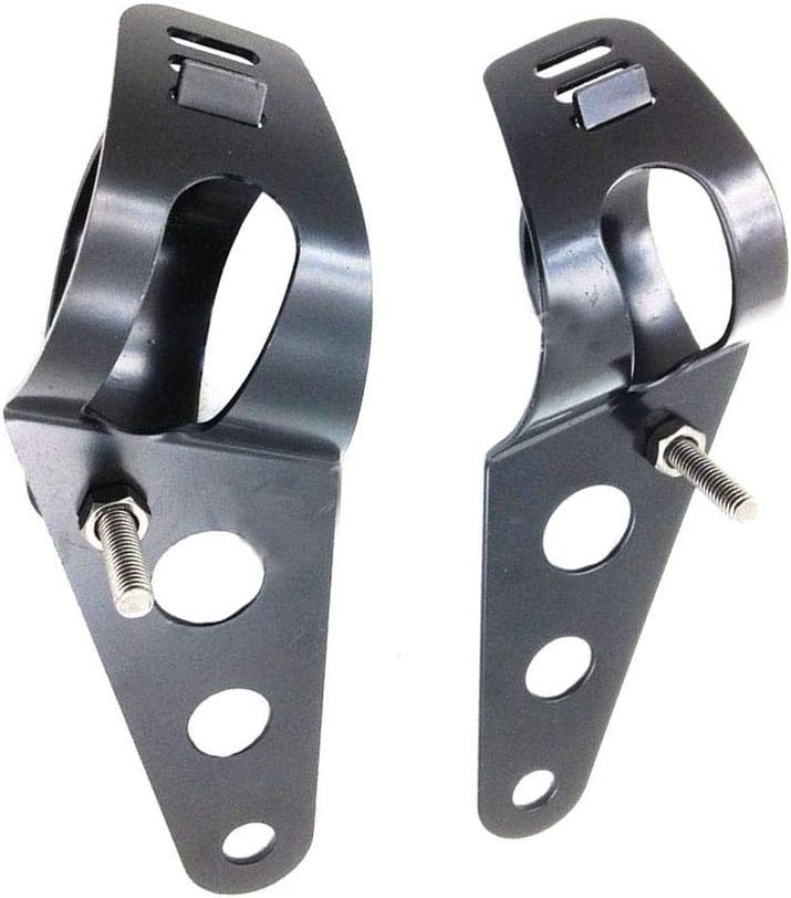 Etopars Black Universal Motorcycle Headlight Mount Bracket - Image 4