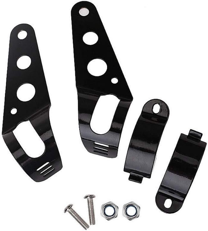 Etopars Black Universal Motorcycle Headlight Mount Bracket - Image 1