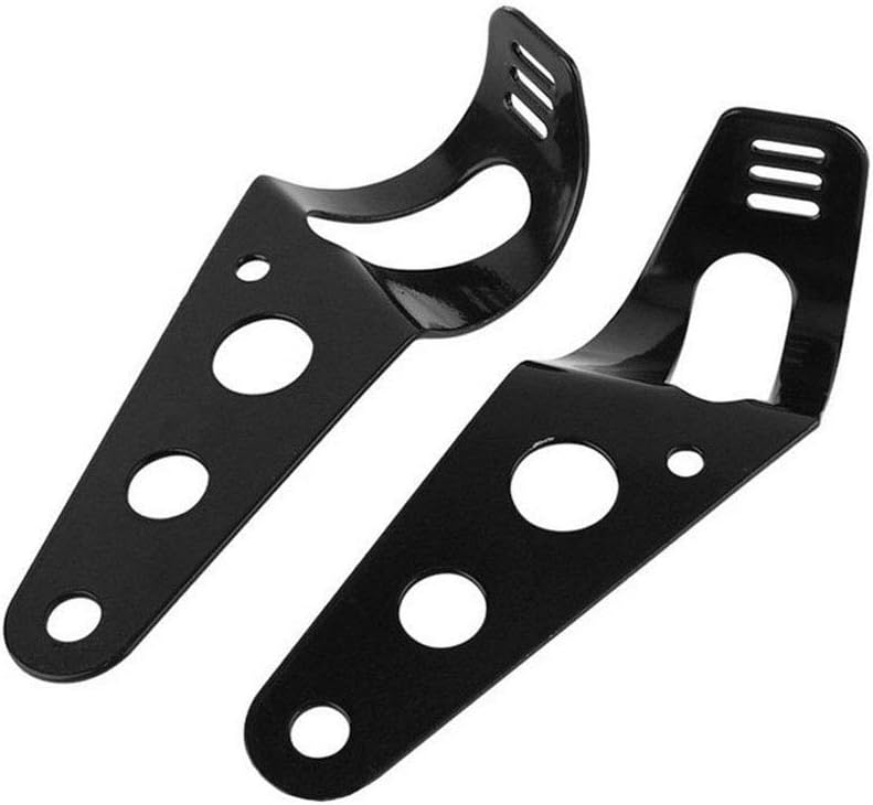 Etopars Black Universal Motorcycle Headlight Mount Bracket - Image 5