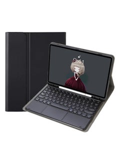 General Arabic and English Keyboard Case Compatible with Samsung Galaxy Tab S10 Ultra 14.6 Inch 2024 with Detachable Touch Keyboard and Protective Case with Pen Slot 