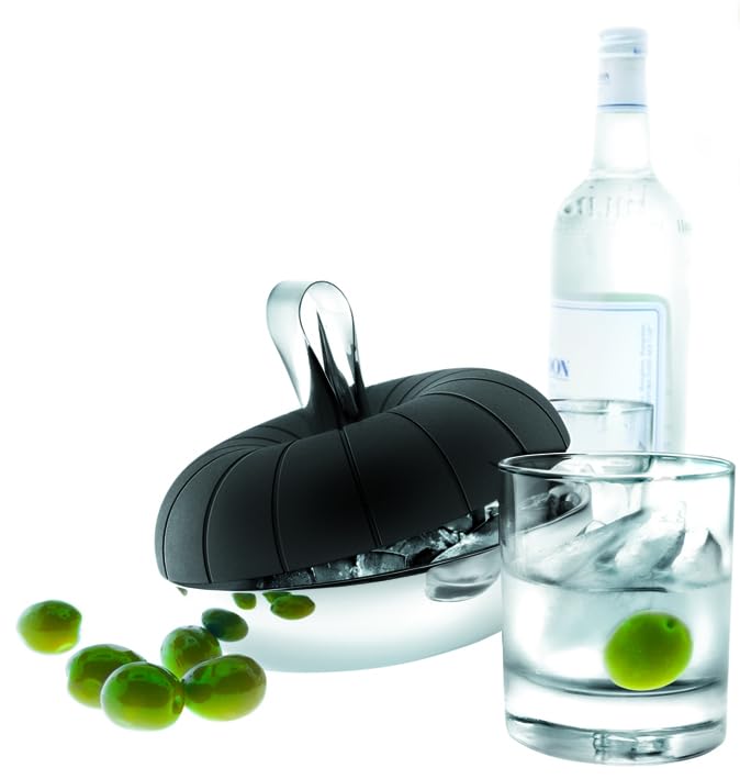 Eva Solo EVA SOLO | Ice Cube Cooler with Tongs | Metal Ice Cube Tray | Danish Design, Functionality & Quality | Black  - Image 4