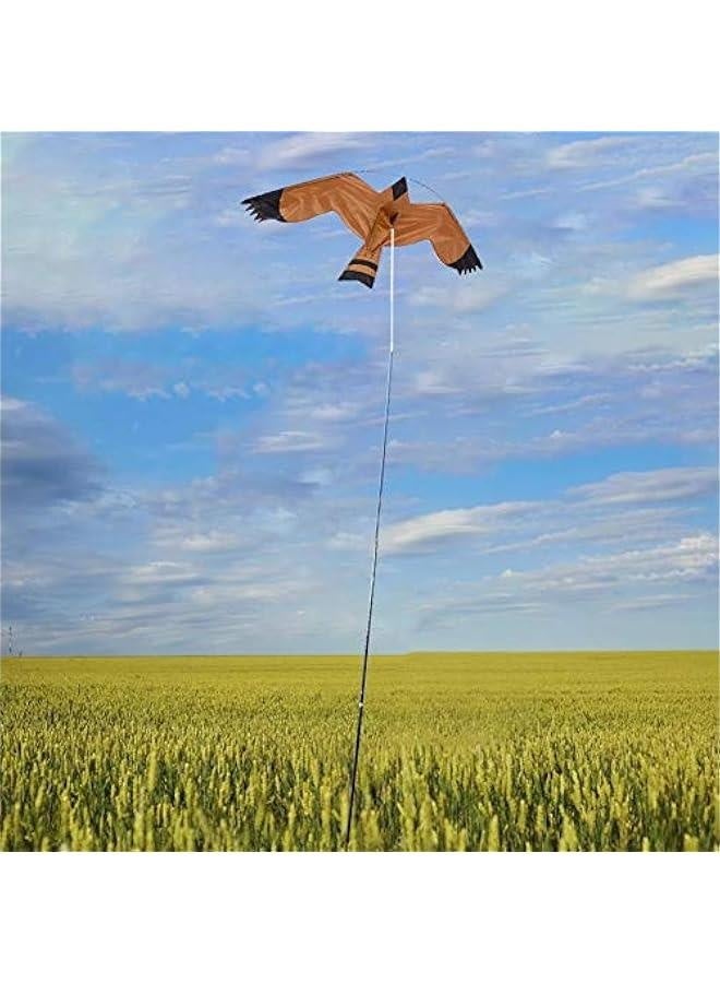 Generic Bird Kite Set for Kids and Adults, Scarecrow Kite, Flying Paragliding Kite for Outdoor Garden Yard Farm, Single Line Kite, Eagle Shape, Easy to Fly  - Image 4