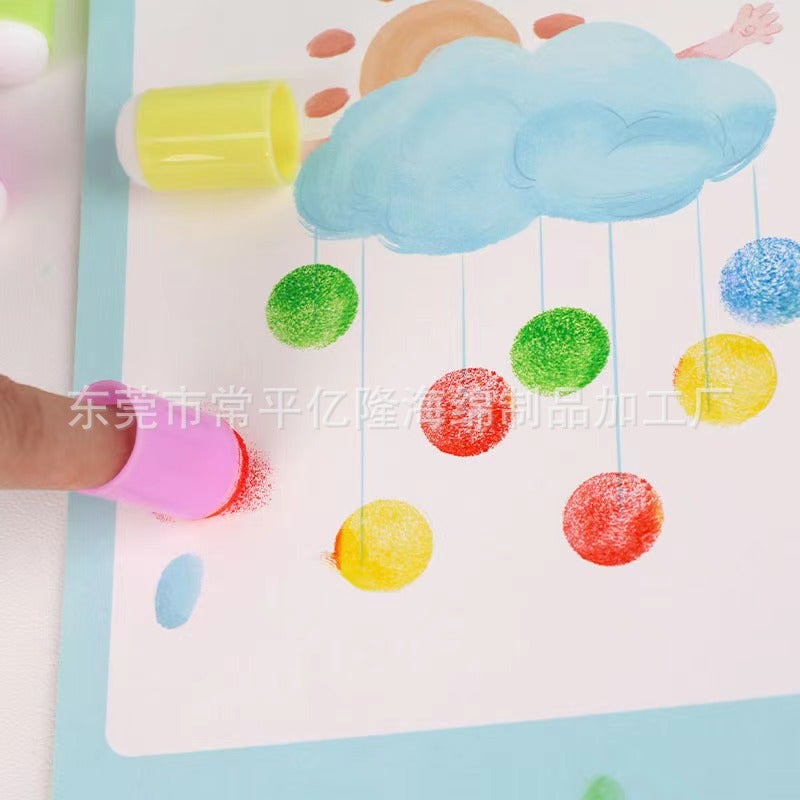 Finger Sponge Painting Sponge Set Sponge Finger Painting Tools Painting Sponge Smear Sponge - Image 5