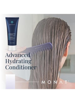 monat Advanced Hydrating Conditioner - Lightweight, Hyaluronic Acid-Infused Moisturizer For Fine To Medium Hair, Color-Safe, 178Ml (6 Fl. Oz.)  - Image 2