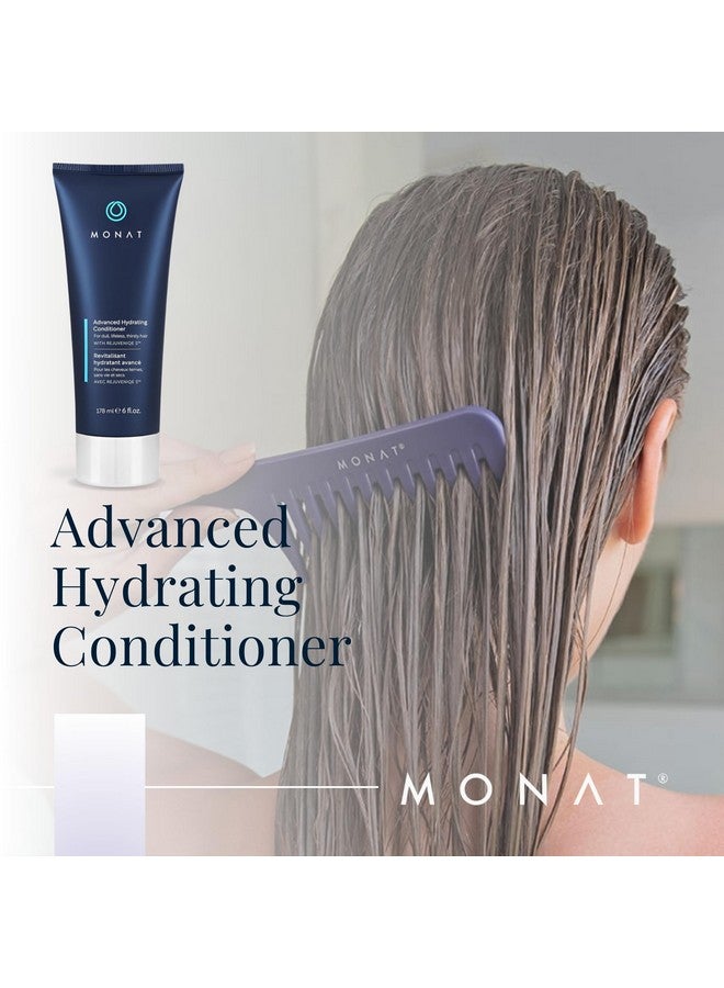 monat Advanced Hydrating Conditioner - Lightweight, Hyaluronic Acid-Infused Moisturizer For Fine To Medium Hair, Color-Safe, 178Ml (6 Fl. Oz.) - Image 2