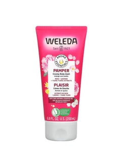 Weleda, Pamper, Creamy Body Wash, Rose + Jasmine + Ylang Ylang Extracts, 6.8 fl oz (200 ml)