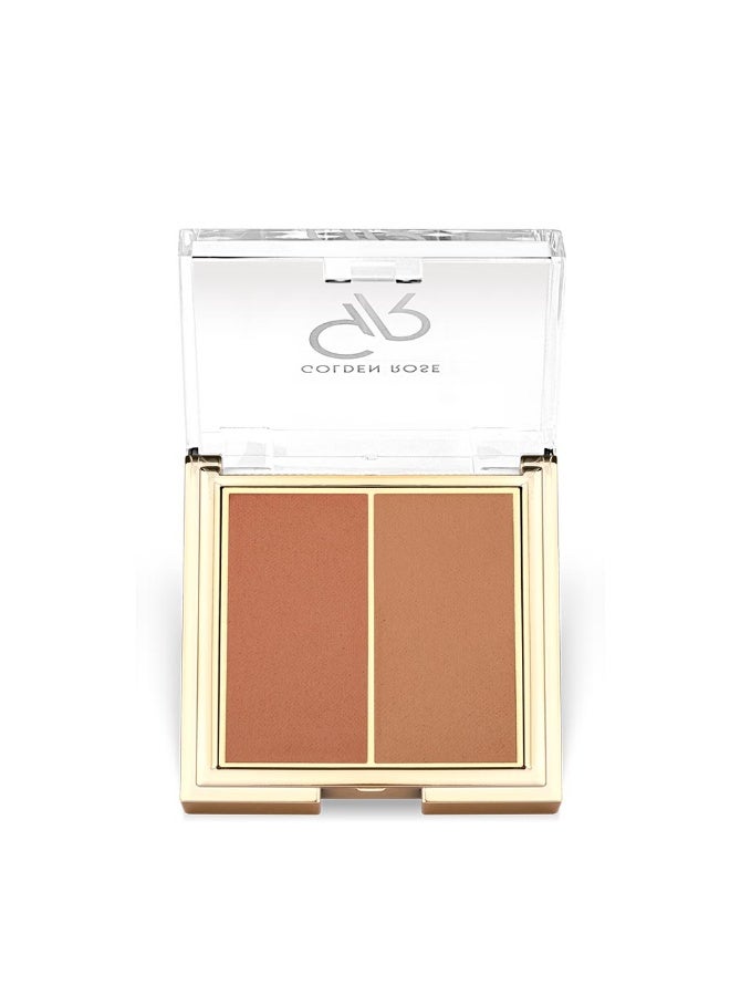 Golden Rose ICONIC BLUSH DUO 03 ROSY BRONZE - Image 1
