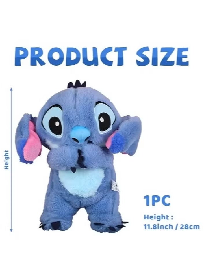 ستيتش لعبة غرزة أفخم لعب الطفل الطفل لطيف مهدئا رفيق النوم الموسيقى اللعب، النوم التنفس أفخم اللعب، لطيف الحيوان أفخم لعب هدايا عيد الميلاد - Image 2