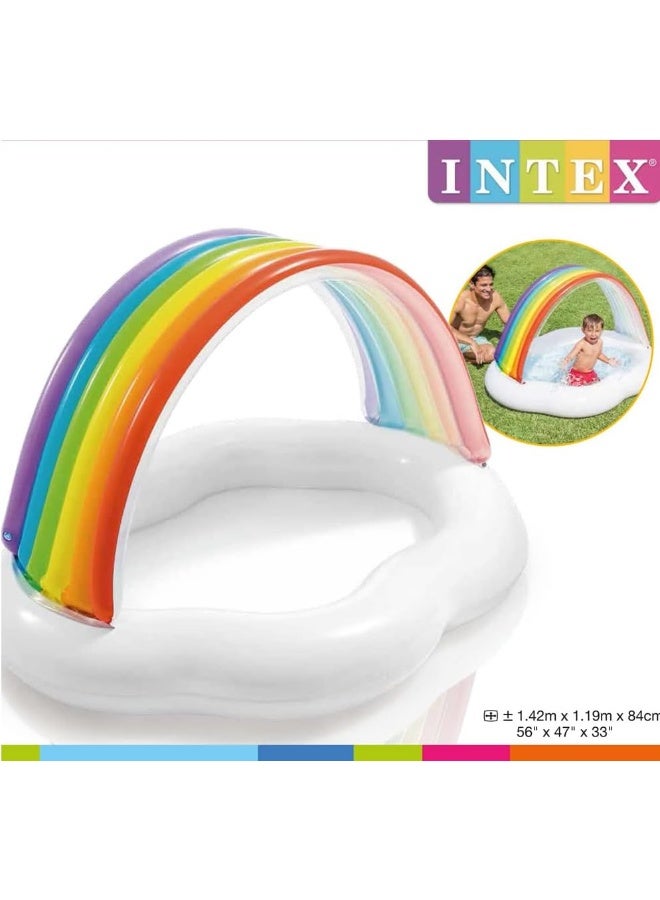 انتكس - رينبو كلاود مسبح اطفال 56x47x33بوصة - Image 2