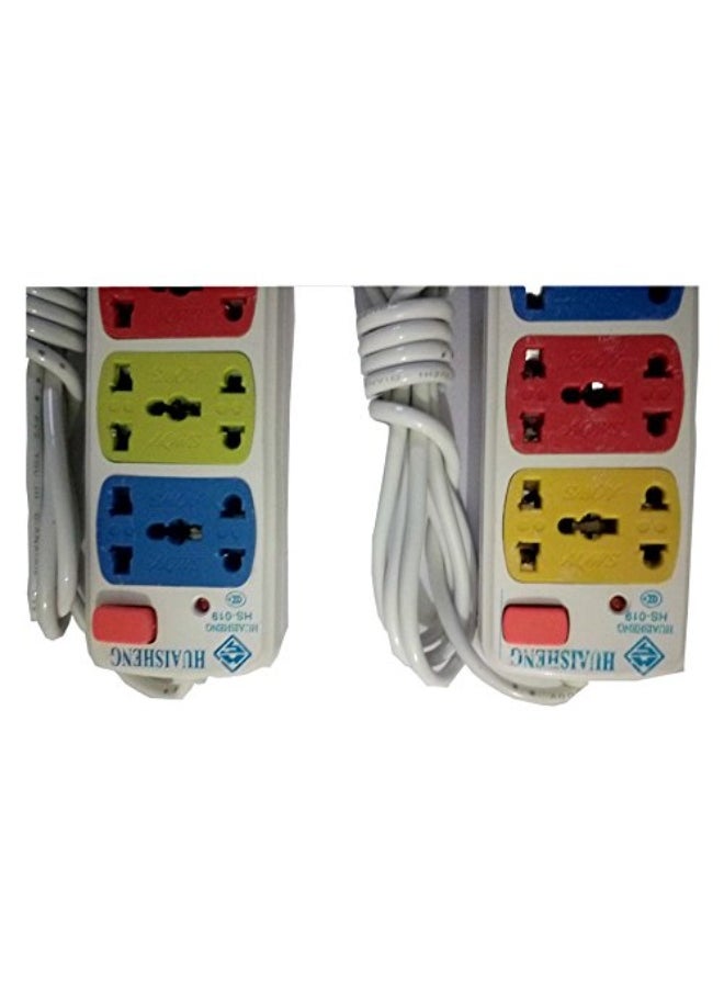 Generic 5+5 Sockets Set of Two Power Extension Board Multiple Outlet Surge Protector  - Image 3