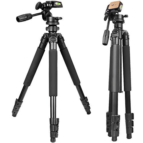 Gosky Tripod -Travel Portable Tripod for Spotting scopes, Binoculars, camcorders, or SLR Cameras (Pro (61-inch)) - Image 1