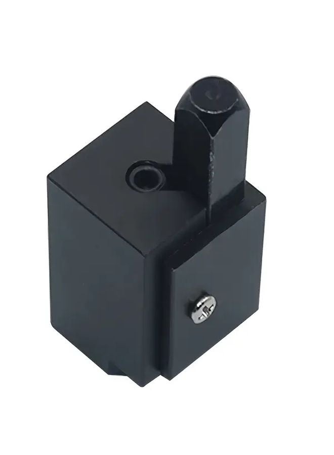 Black Right Angle Chisel Square Hinge Mortise Hand Tool for Woodworking Carpentry - Image 1