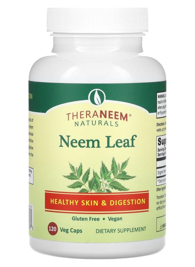 ORGANIX SOUTH TheraNeem Naturals Neem Leaf 120 Veg Caps 