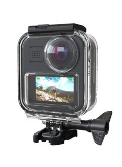Waterproof Diving Case Underwater Housing Shell Supports Deep Diving Scuba Snorkeling Quick Release Bracket Screw action camera protective cover Compatible with GoPro Max