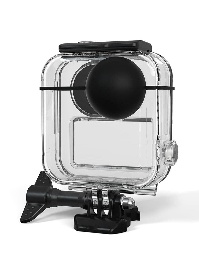 Generic - Waterproof Diving Case Underwater Housing Shell Supports Deep Diving Scuba Snorkeling Quick Release Bracket Screw action camera protective cover Compatible with GoPro Max - Image 1