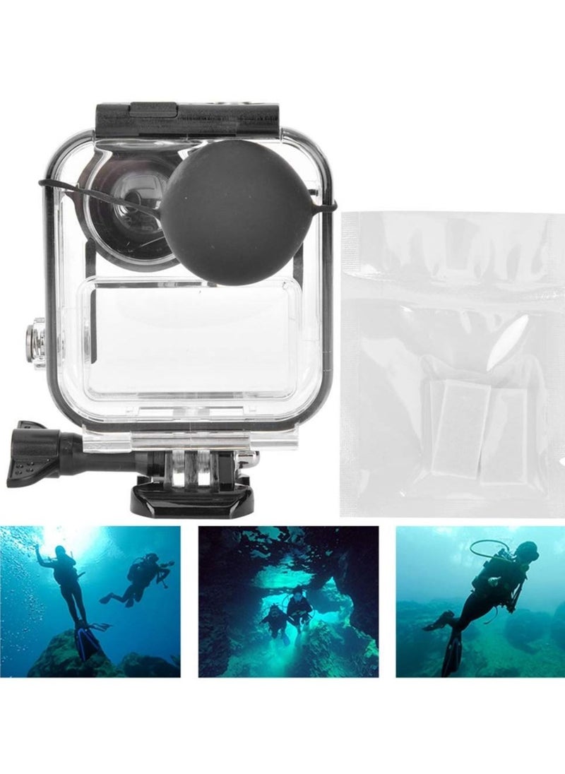 Generic - Waterproof Diving Case Underwater Housing Shell Supports Deep Diving Scuba Snorkeling Quick Release Bracket Screw action camera protective cover Compatible with GoPro Max - Image 1