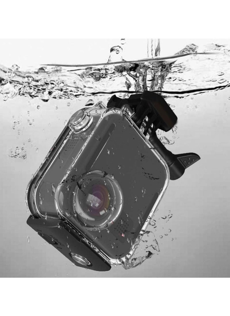 Generic - Waterproof Diving Case Underwater Housing Shell Supports Deep Diving Scuba Snorkeling Quick Release Bracket Screw action camera protective cover Compatible with GoPro Max - Image 1