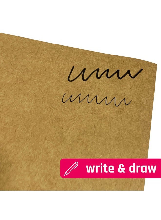 TownStix 50 Sheets, Brown Kraft Cardstock, 200 GSM (75 lb. Cover), 8.5 x 11 inches - Image 4