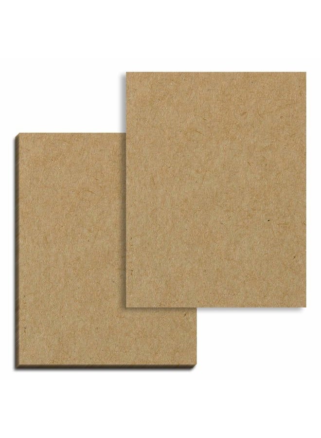 TownStix 50 Sheets, Brown Kraft Cardstock, 200 GSM (75 lb. Cover), 8.5 x 11 inches - Image 1