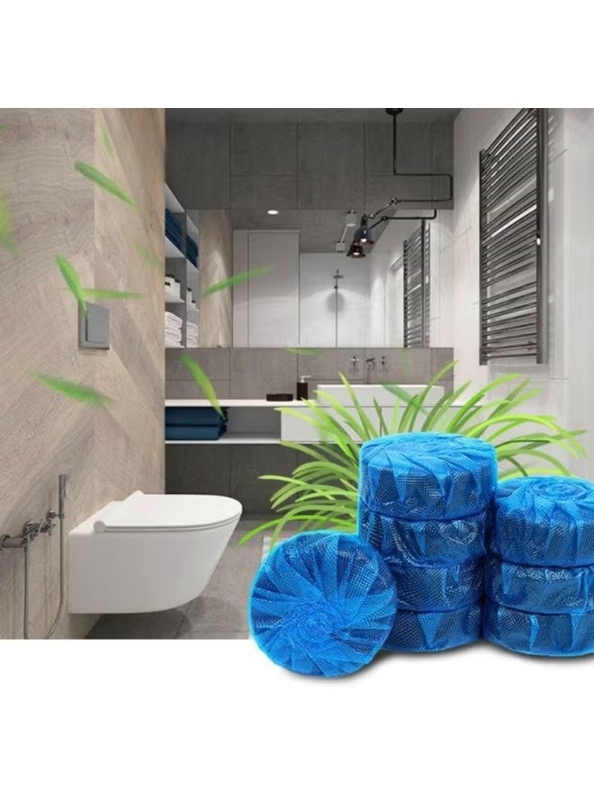 10 أقراص فوارة لتنظيف المرحاض تلقائيًا تزيل البقع والأوساخ من المرحاض - Image 5