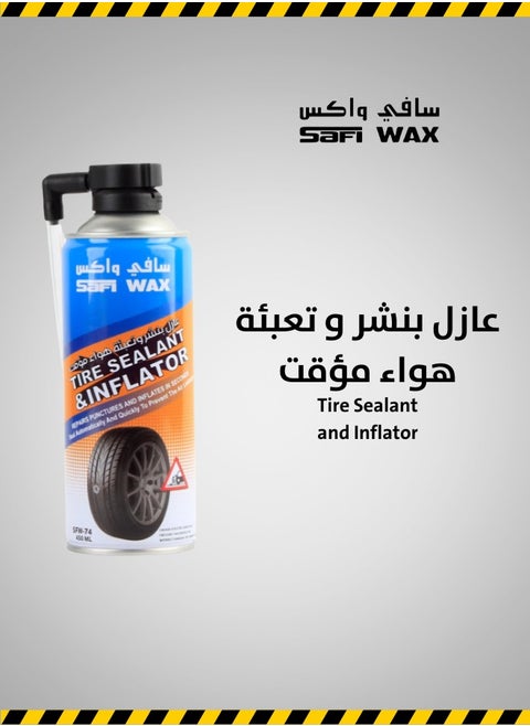Tire Sealant and Inflator Repairing Formula Spray