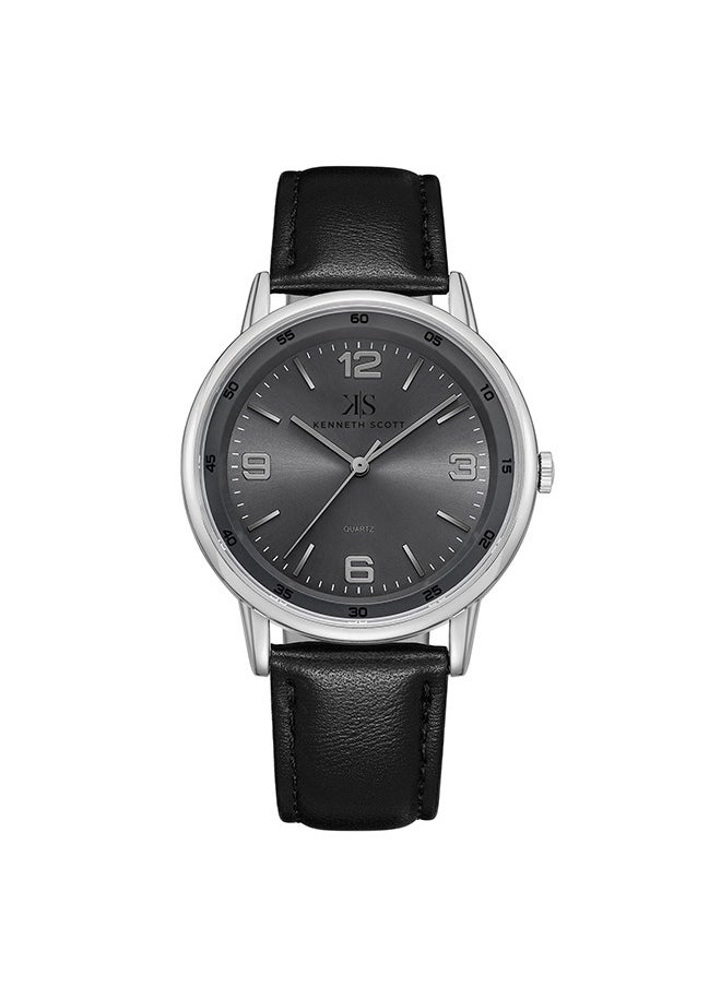 KENNETH SCOTT Men's Polyurethane Analog Watch K23040-SLBX - 40 mm  - Image 1