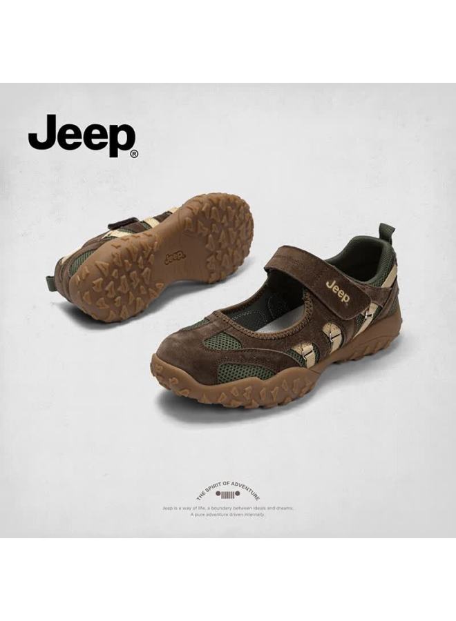 Jeep أحذية جيب ماري جين للنساء صيف خريف قابلة للتنفس ناعمة القاعدة حمراء طراز فرنسي رياضي باليه مسطح أخضر 38 - Image 3