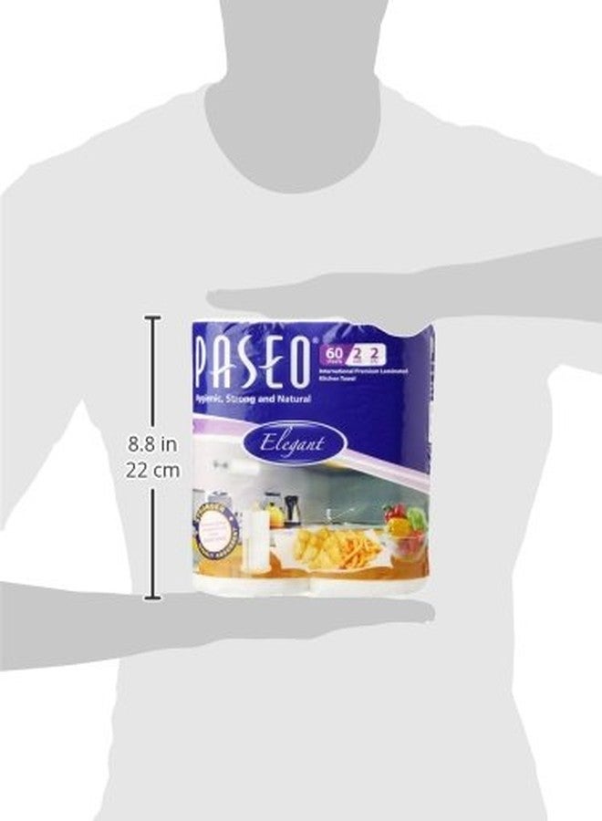 Paseo Tissues Plain Kitchen Towels - 2 Rolls - Image 2