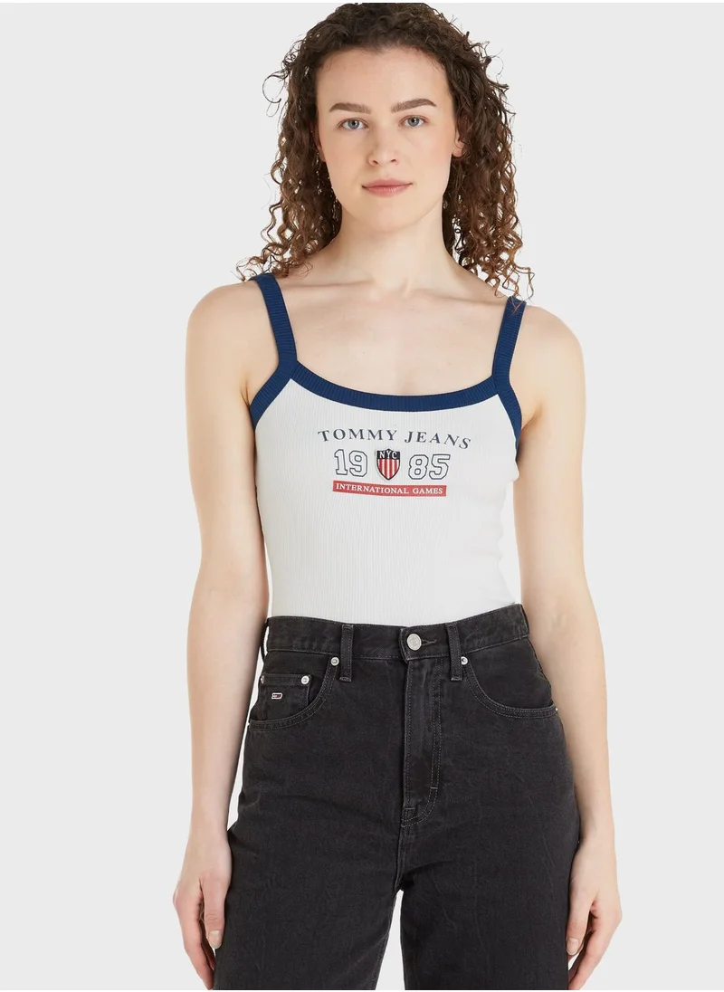 TOMMY JEANS Strap Detail Bodysuit