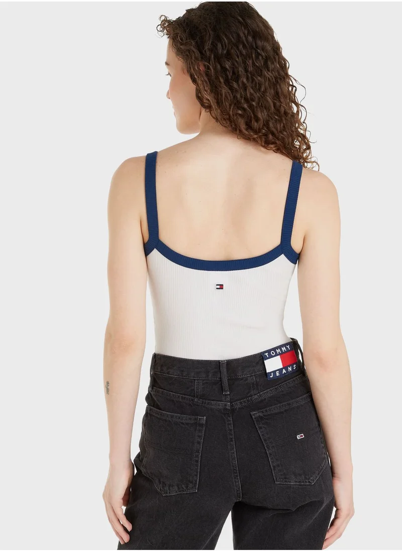 TOMMY JEANS Strap Detail Bodysuit