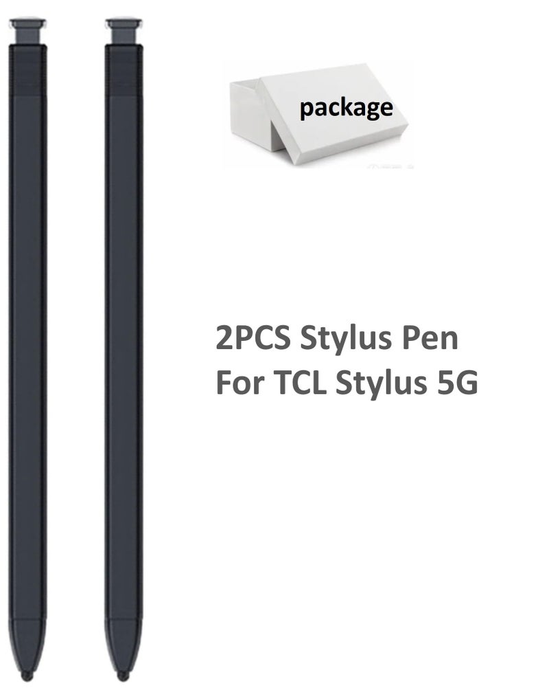 SLQ Stylus Pen Replacement for TCL Stylus 5G Pen Compatible with TCL Stylus 5G Stylus Pen T779W Version Touch Pen (2PCS Pen/Black) - Image 3