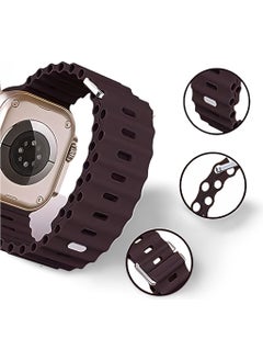 Cosmostech Apple Watch Compatible 42MM 44MM 45MM 49MM 1/2/3/4/5/6/se/7/8/ultra Smart Watch Ocean Band and Strap  - Image 3