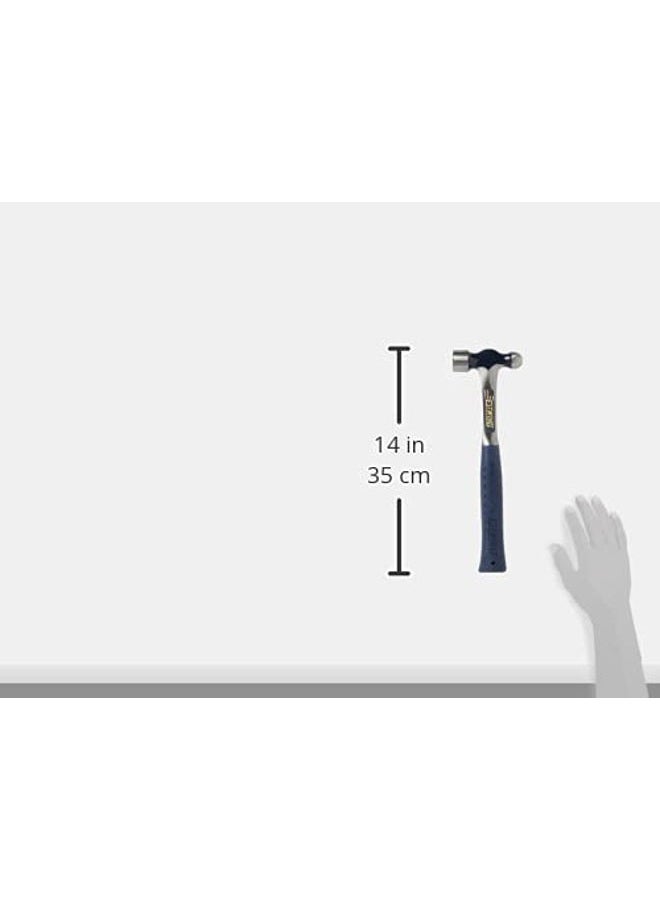 ESTWING Ball Peen Hammer - 16 oz Metalworking Tool with Forged Steel Construction & Shock Reduction Grip - E3-16BP - Image 3