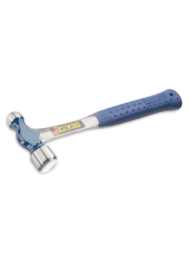 ESTWING Ball Peen Hammer - 16 oz Metalworking Tool with Forged Steel Construction & Shock Reduction Grip - E3-16BP - Image 2