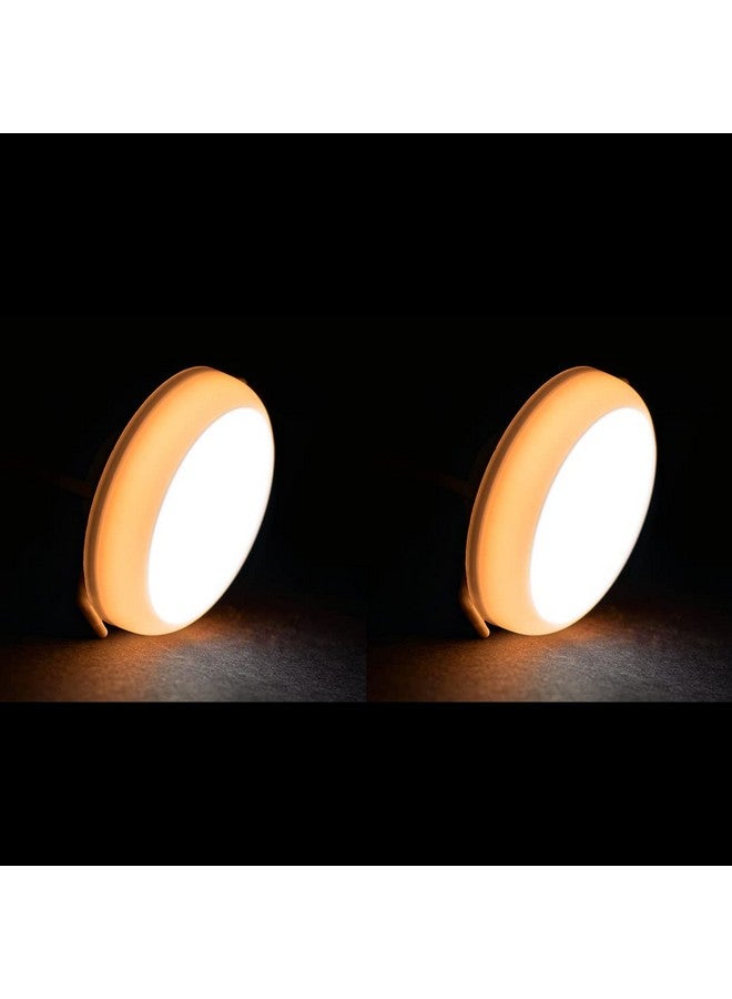 Murphy Aluminium 2-in-1 7W+7W Double Color Round Led Deep Junction Box Light (Cool White+Warm White, Pack of 2) - Image 1