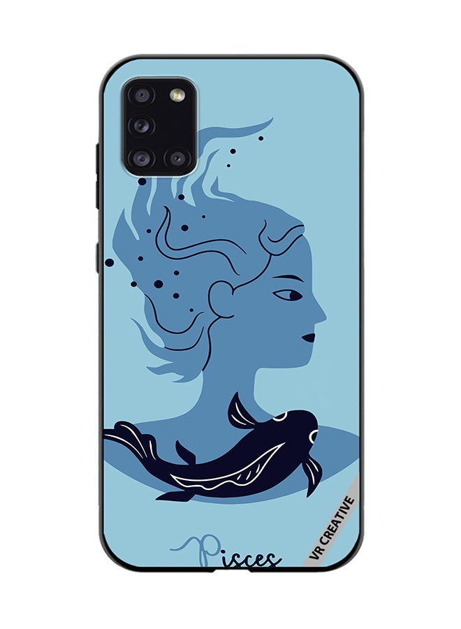 VR CREATIVE Protective Case Cover For Samsung Galaxy A31 Pisces Zodiac Sign 2 Design Multicolour - Image 1