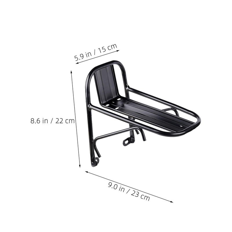 Heavy Duty Front Bicycle Cargo Rack Metal Carrier 11lb Capacity for Mountain Road Bike - Image 3