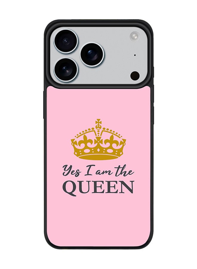 Stylizedd iPhone 17 Pro Case, [Compatible with MagSafe] Slim Magnetic cover Phone Case iPhone 17 Pro -Yes I'm the Queen - Image 1