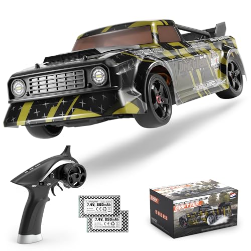 HAIBOXING 118 Scale RC Cars 2196 Drift RC Car 28 KMH High Speed with Gyro 24 Ghz Electric Vehicle RTR 4X4 Remote Control Cars Drifting Race Toys for Adults Boys Girls Kids Gifts with Two Batteries - Image 1