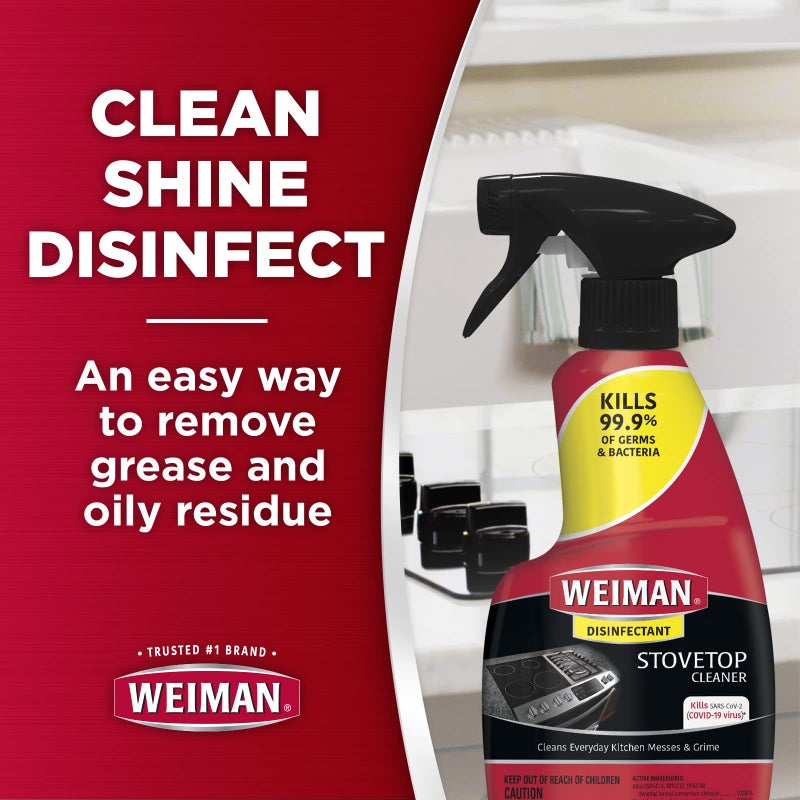 Weiman Glass Cooktop Cleaner - 12 Ounce - Image 3
