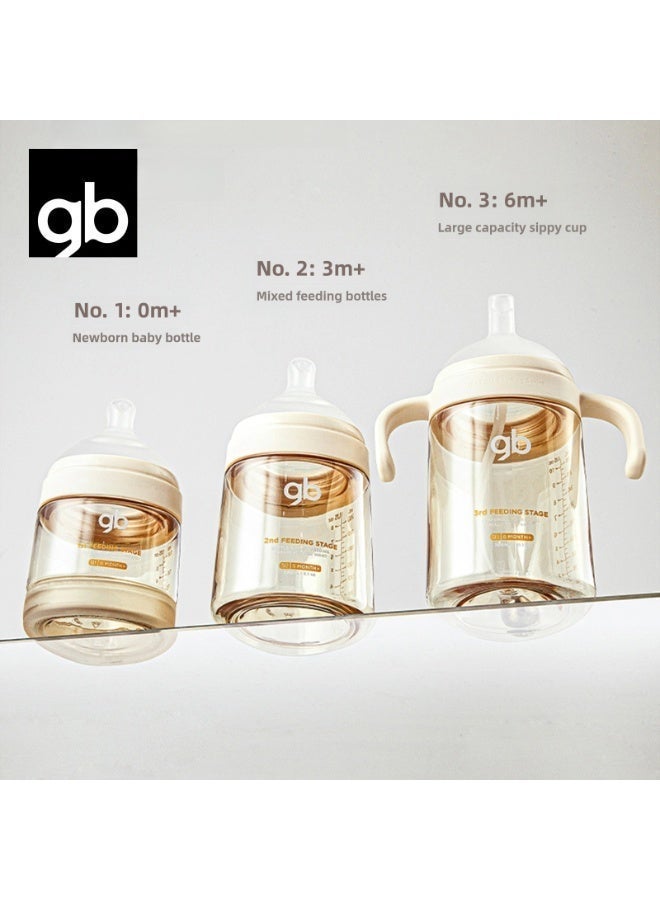 gb Feeding Series Baby Bottle (300ml) – PPSU BPA-Free, Anti-Colic, Soft Silicone, Ergonomic Handle, Easy to Clean, Ideal for 6 Months+ - Image 5
