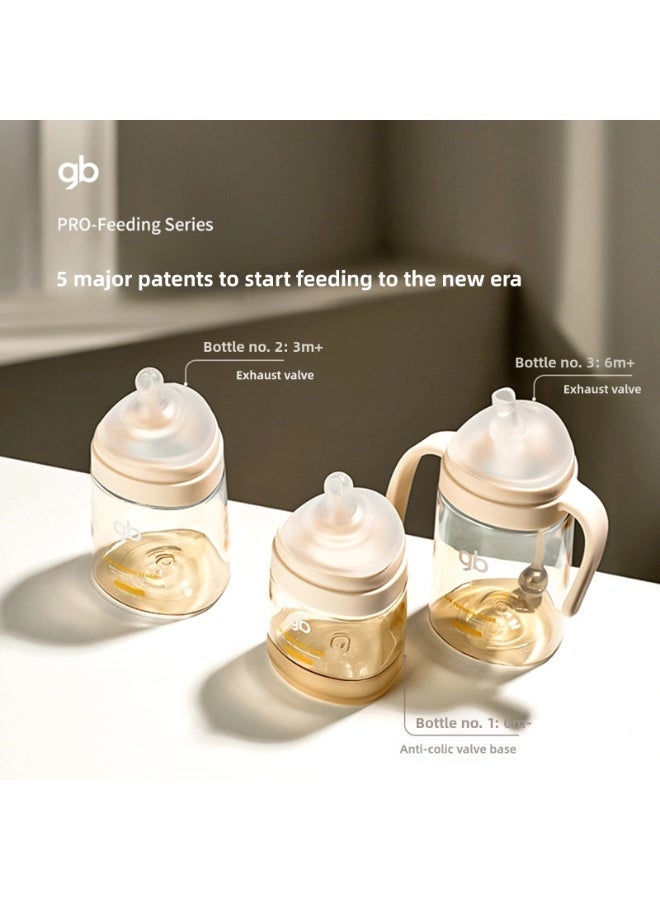 gb Feeding Series Baby Bottle (300ml) – PPSU BPA-Free, Anti-Colic, Soft Silicone, Ergonomic Handle, Easy to Clean, Ideal for 6 Months+ - Image 3