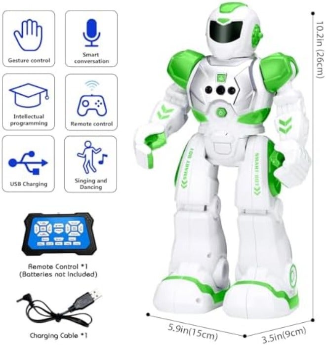KingsDragon RC Gesture-Sensing Interactive Robot Toy for Kids - Birthday Gift for Boys & Girls Ages 6-9 - Image 5