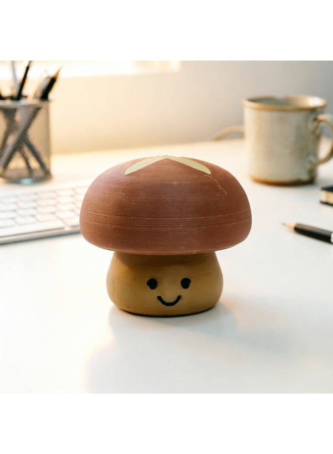 3D Printed Mushroom Fidget Toy, Stress Relief Clicker, Cute Desktop Decor - Image 1