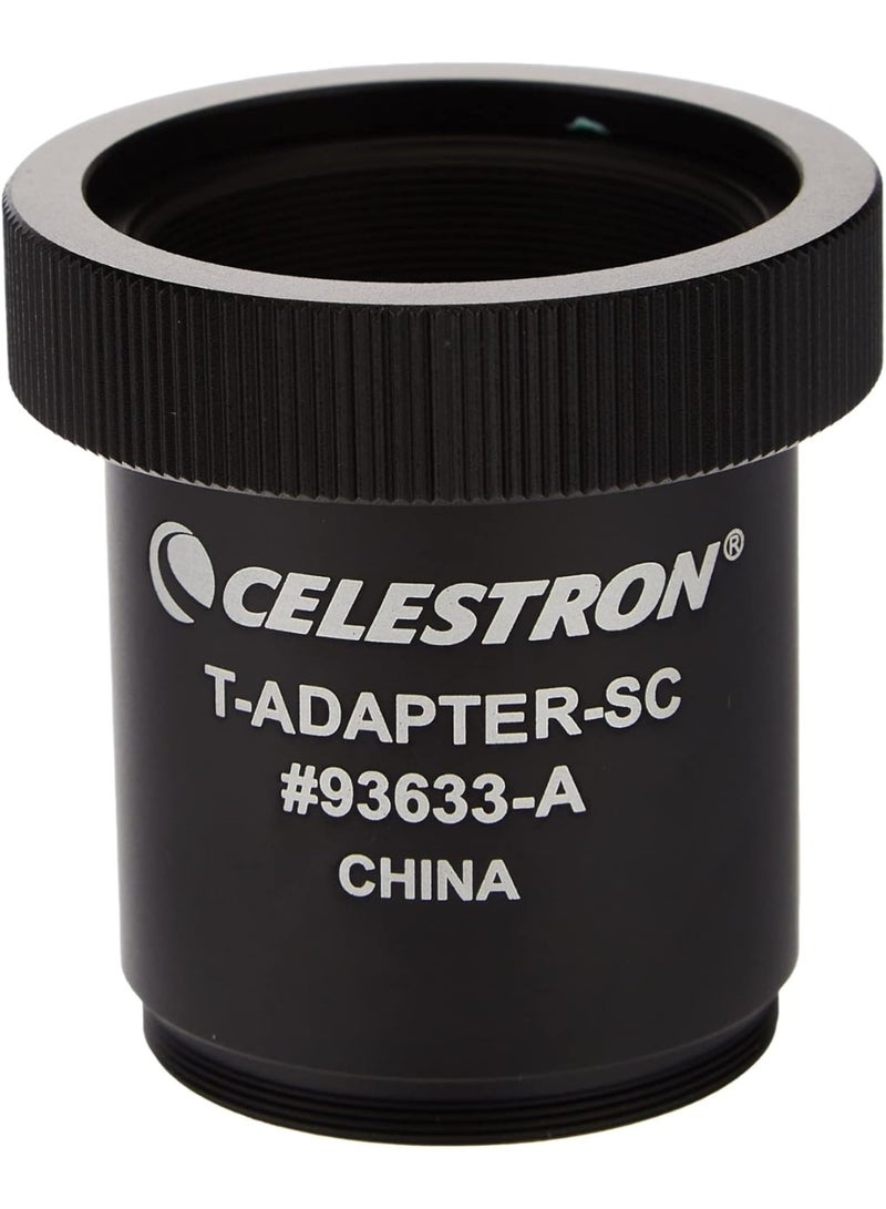 Celestron 93633-A SLR or DSLR T-Adapter (C5, 6, 8, 9.25, 11, 14), Black - Image 1