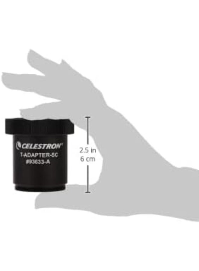 Celestron 93633-A SLR or DSLR T-Adapter (C5, 6, 8, 9.25, 11, 14), Black - Image 2